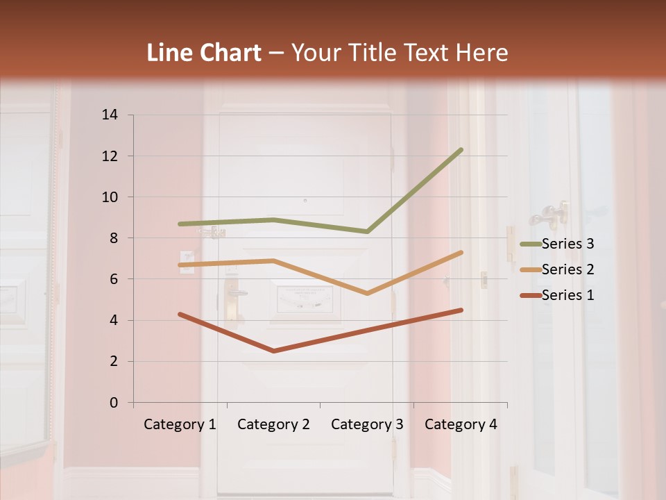Wide Door Way PowerPoint Template