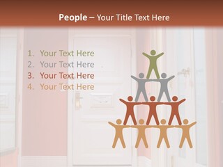 Wide Door Way PowerPoint Template