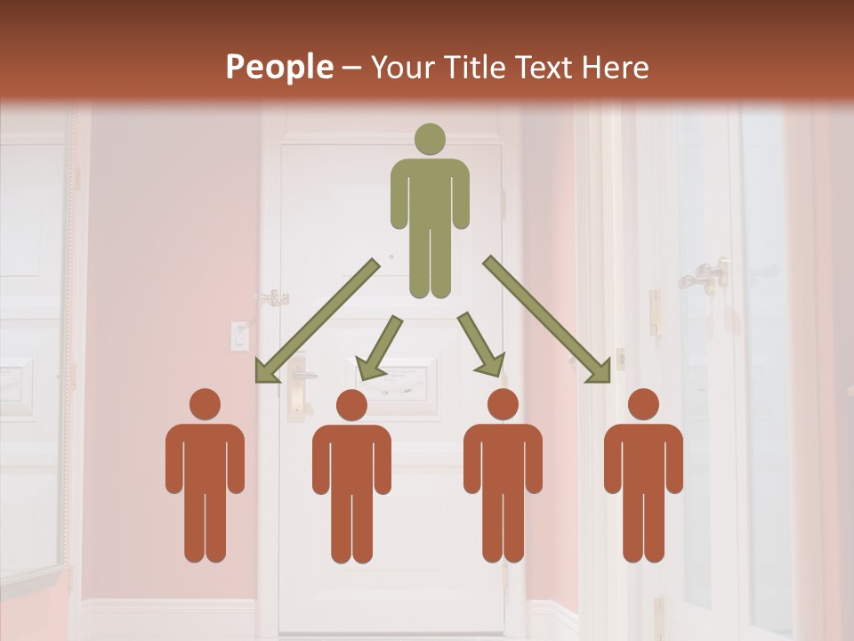 Wide Door Way PowerPoint Template