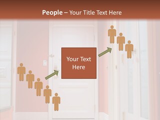 Wide Door Way PowerPoint Template