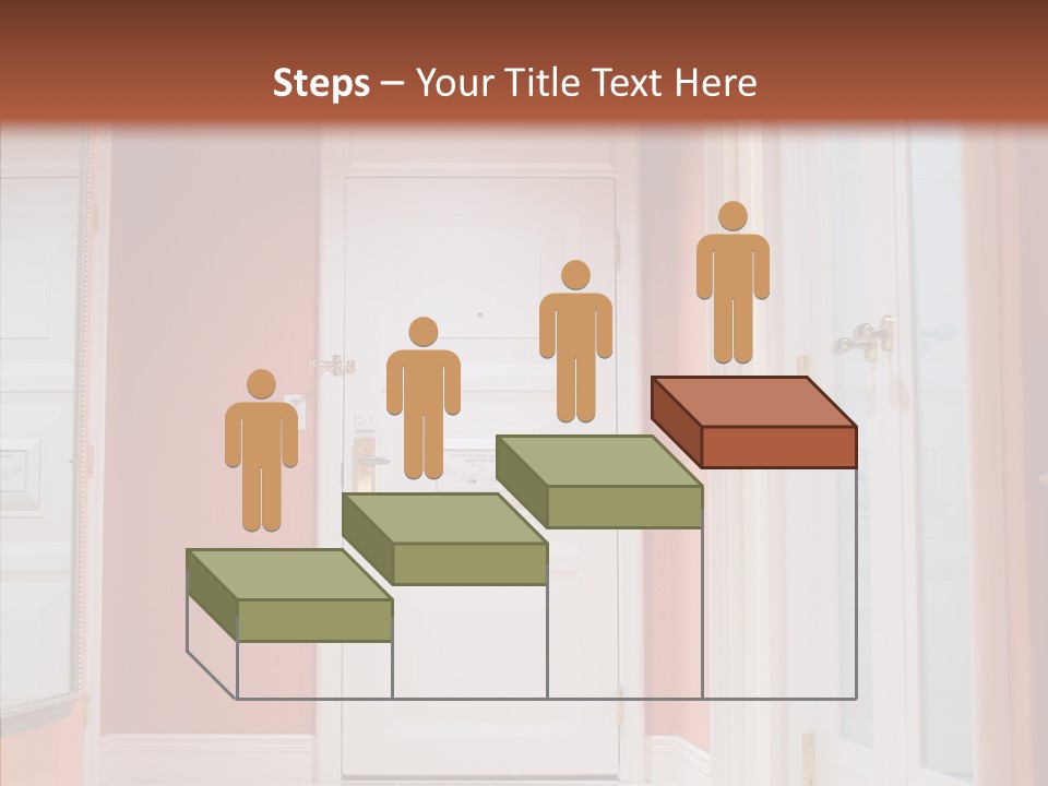 Wide Door Way PowerPoint Template