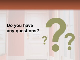 Wide Door Way PowerPoint Template