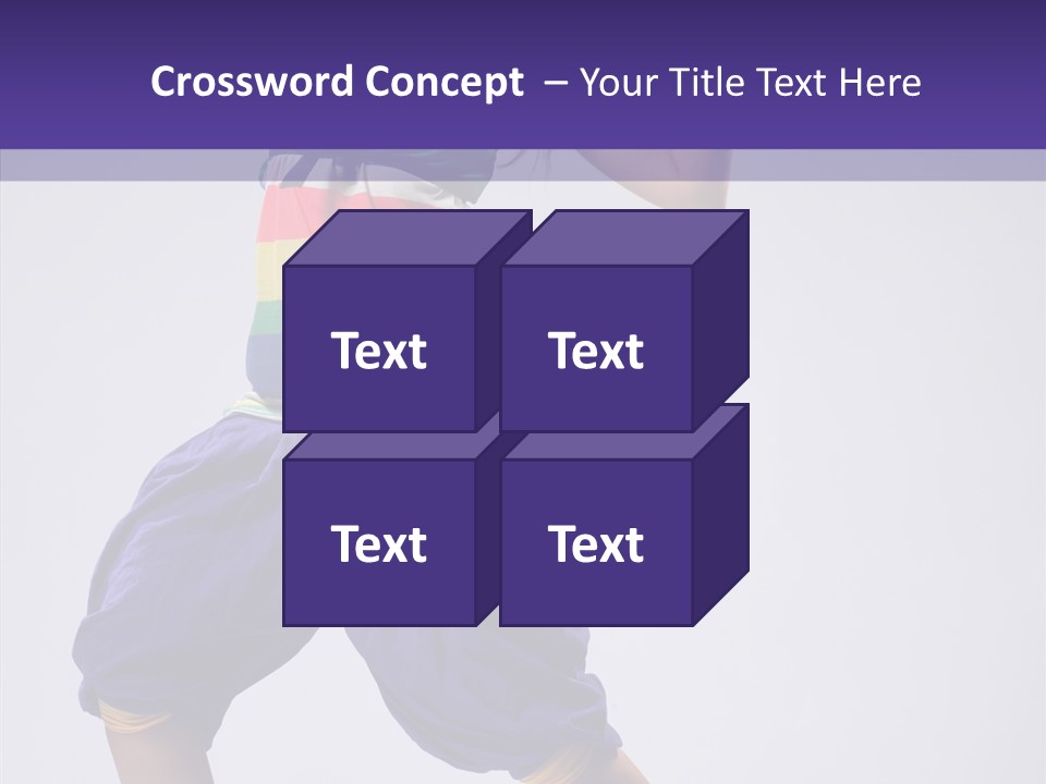 Dancing Rastafarian Clothing PowerPoint Template