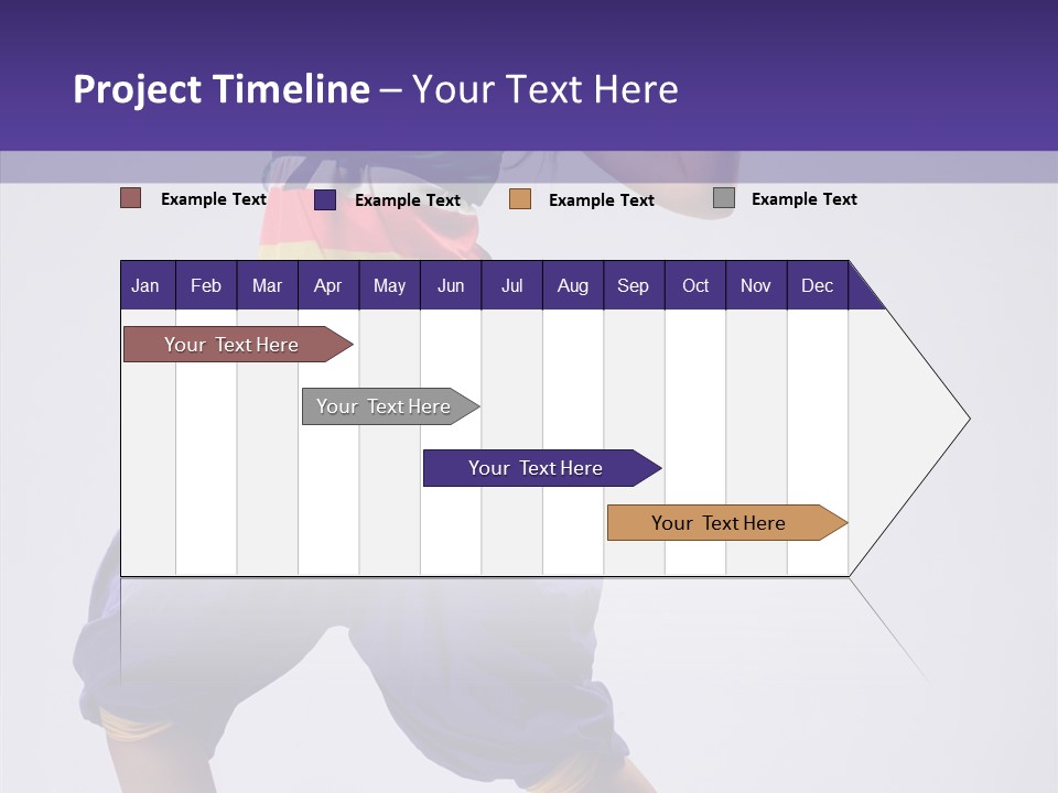 Dancing Rastafarian Clothing PowerPoint Template