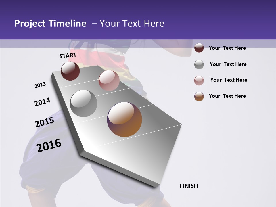 Dancing Rastafarian Clothing PowerPoint Template