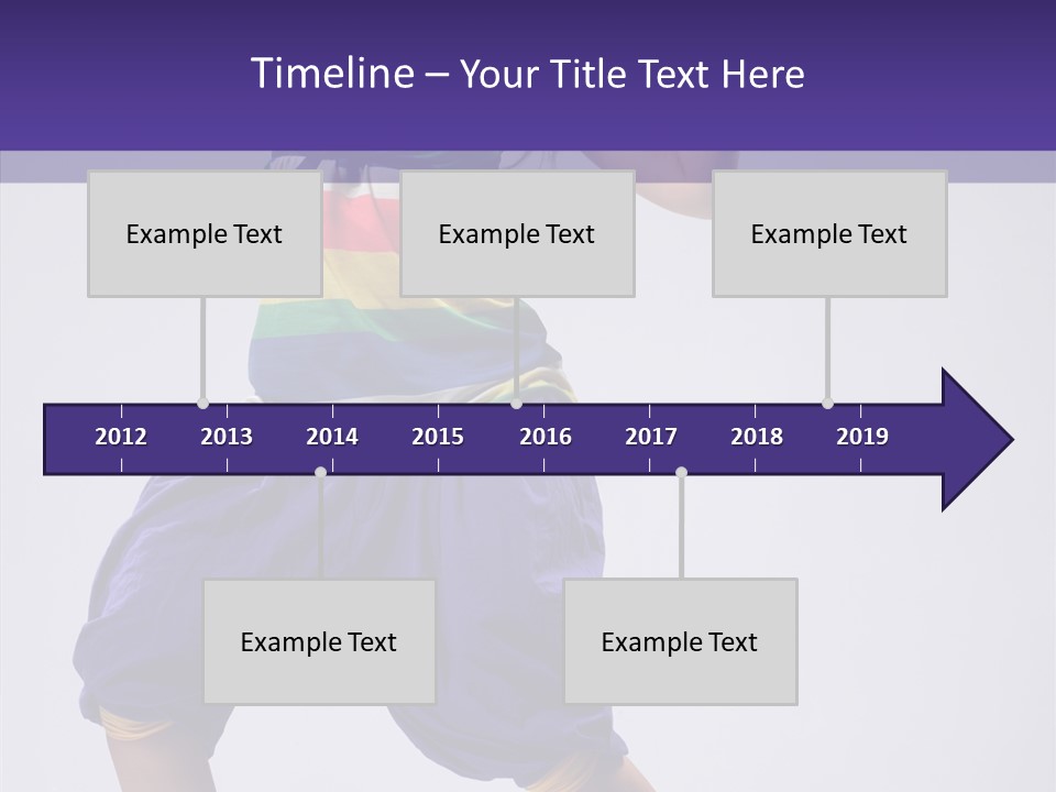 Dancing Rastafarian Clothing PowerPoint Template