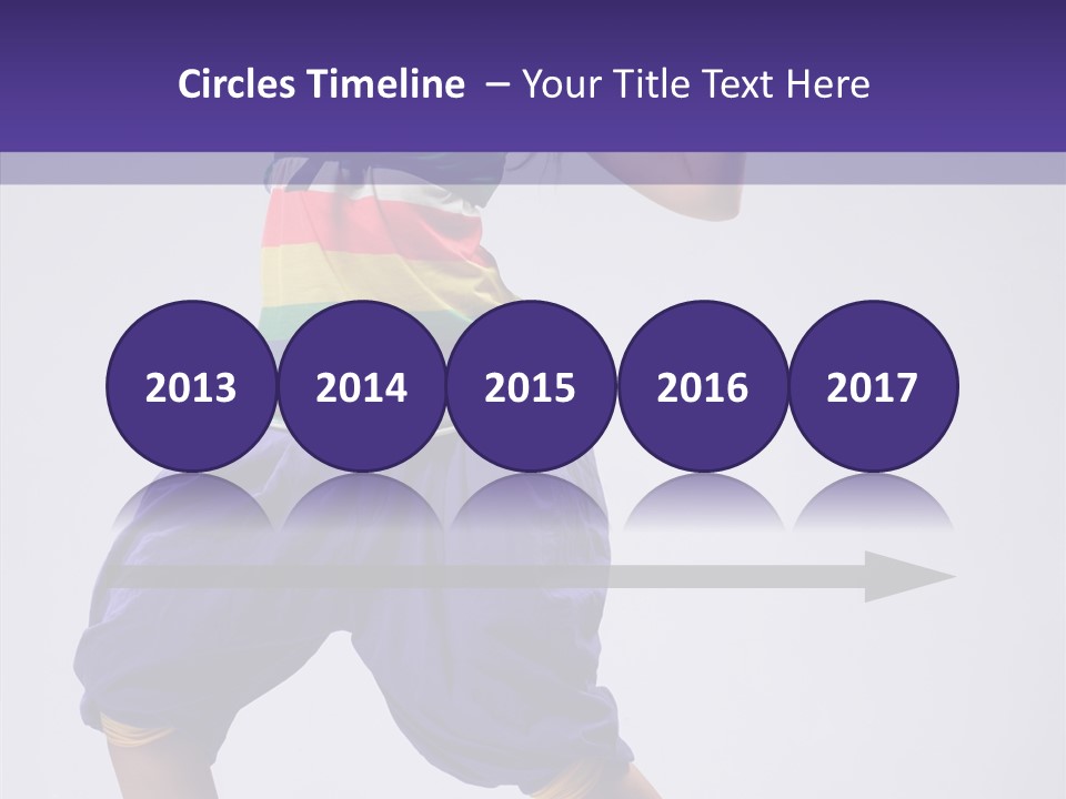 Dancing Rastafarian Clothing PowerPoint Template