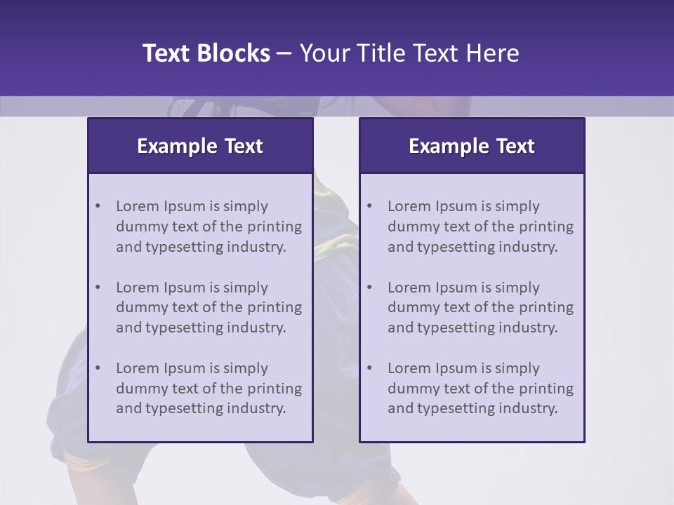 Dancing Rastafarian Clothing PowerPoint Template