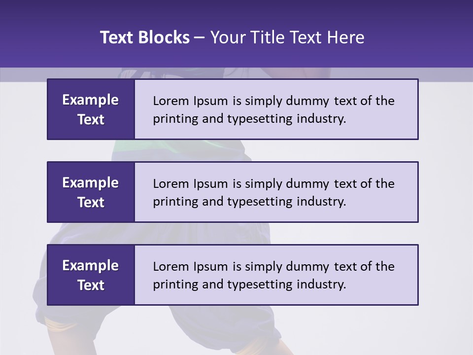 Dancing Rastafarian Clothing PowerPoint Template