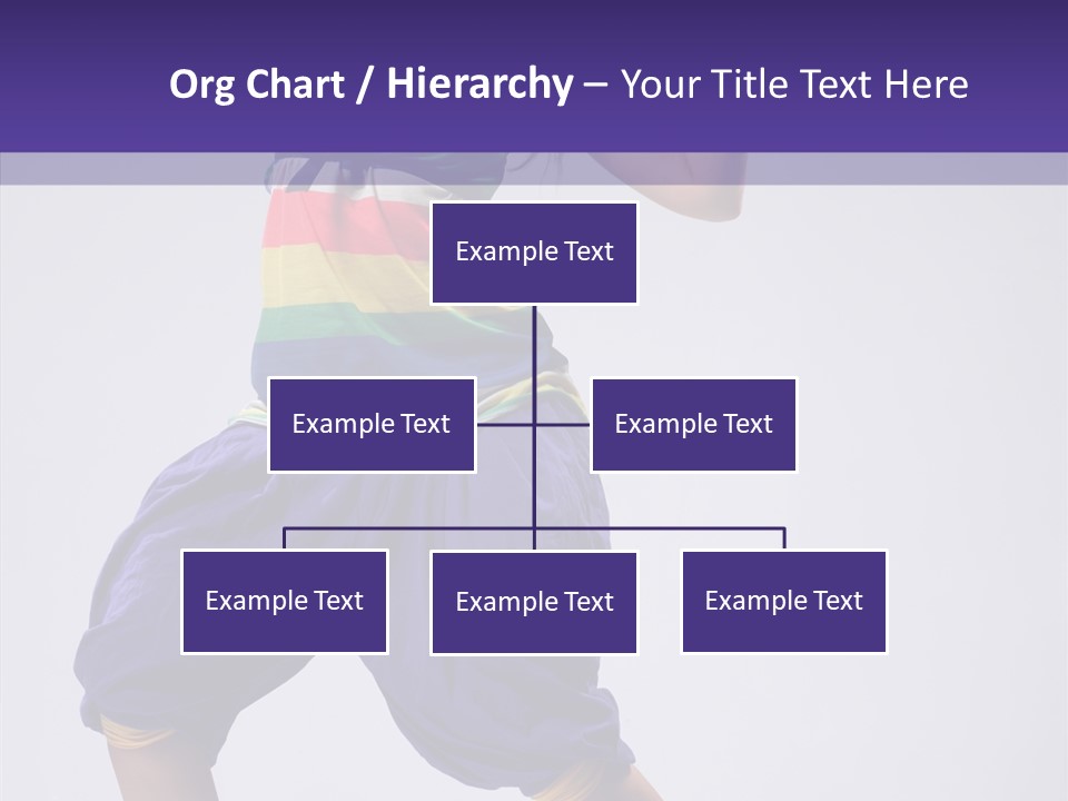 Dancing Rastafarian Clothing PowerPoint Template