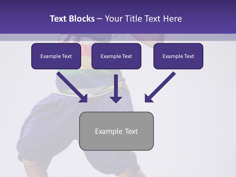 Dancing Rastafarian Clothing PowerPoint Template