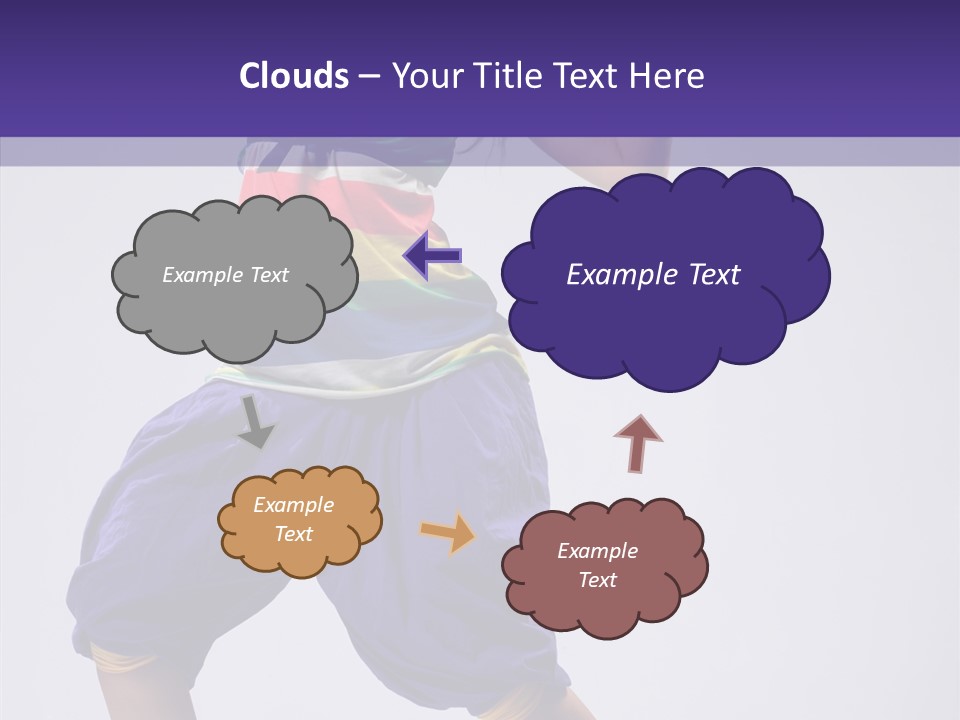 Dancing Rastafarian Clothing PowerPoint Template