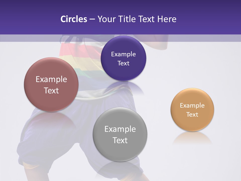 Dancing Rastafarian Clothing PowerPoint Template