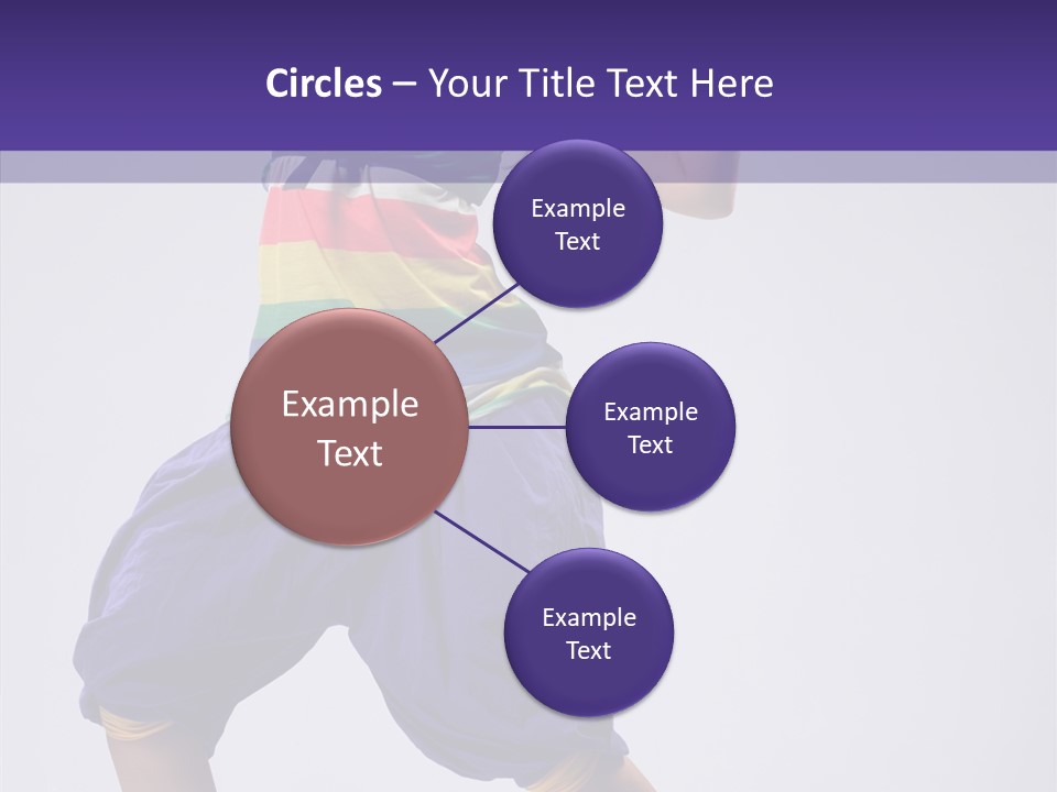 Dancing Rastafarian Clothing PowerPoint Template