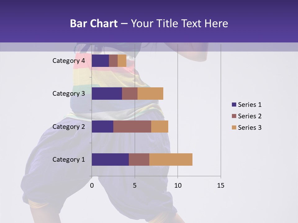 Dancing Rastafarian Clothing PowerPoint Template
