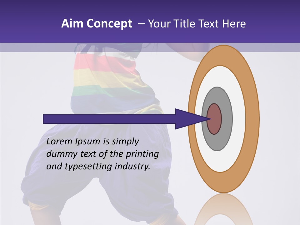 Dancing Rastafarian Clothing PowerPoint Template