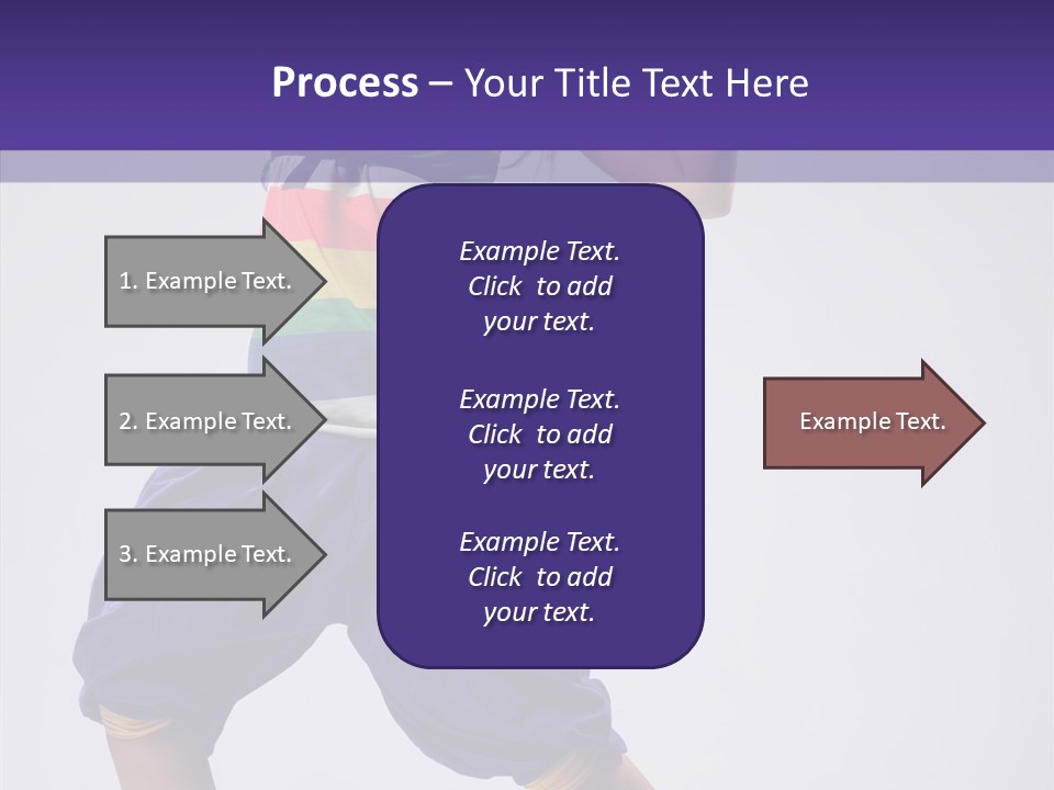 Dancing Rastafarian Clothing PowerPoint Template