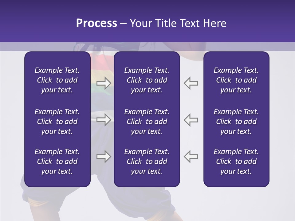 Dancing Rastafarian Clothing PowerPoint Template
