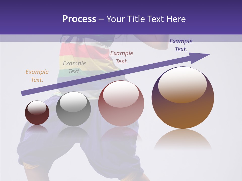 Dancing Rastafarian Clothing PowerPoint Template