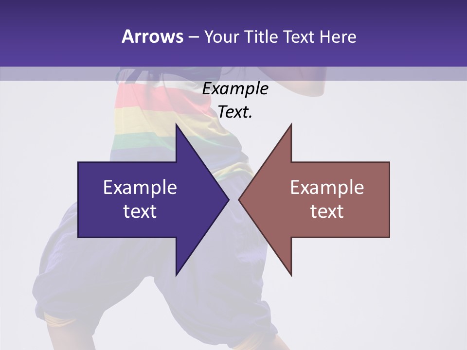 Dancing Rastafarian Clothing PowerPoint Template