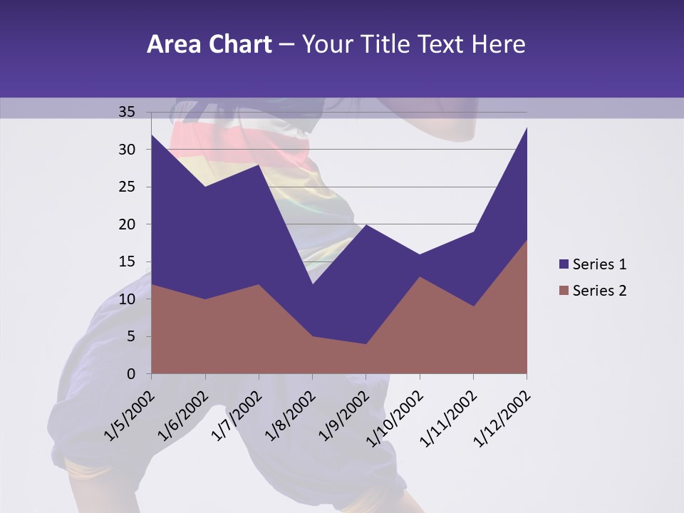 Dancing Rastafarian Clothing PowerPoint Template