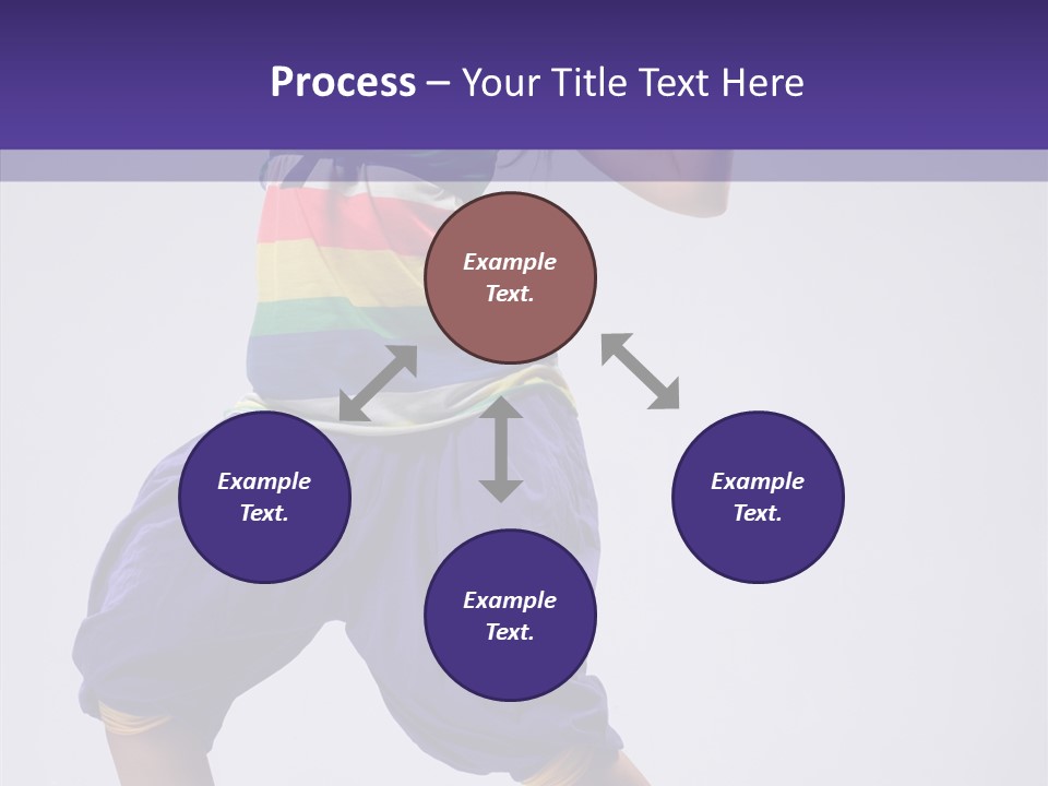 Dancing Rastafarian Clothing PowerPoint Template