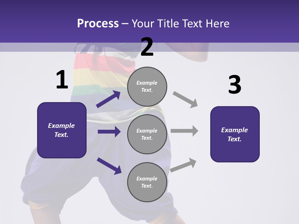 Dancing Rastafarian Clothing PowerPoint Template