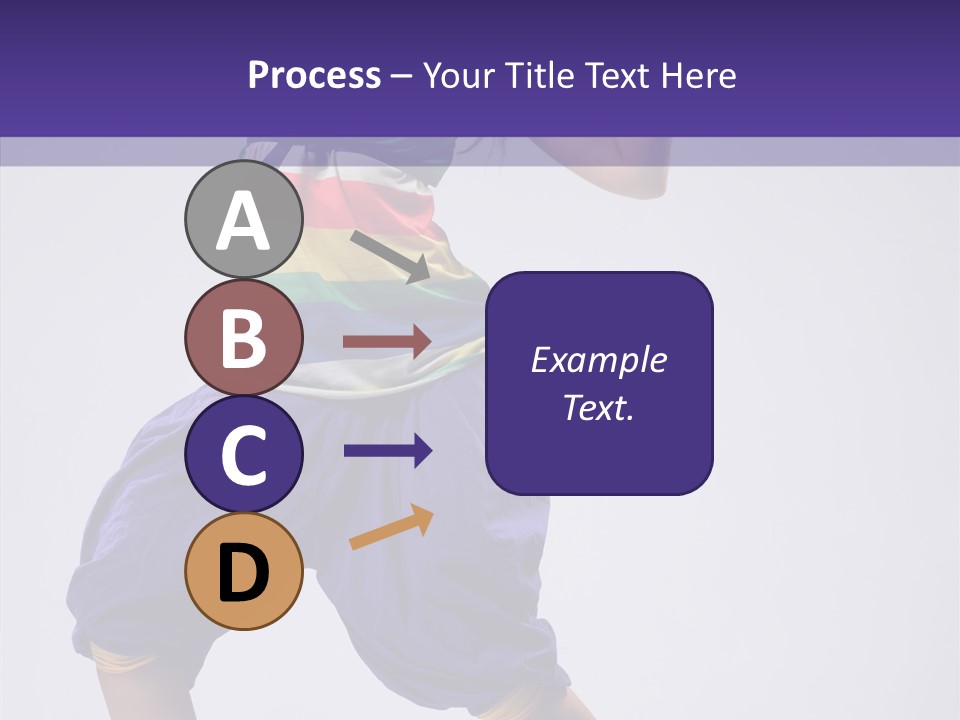 Dancing Rastafarian Clothing PowerPoint Template