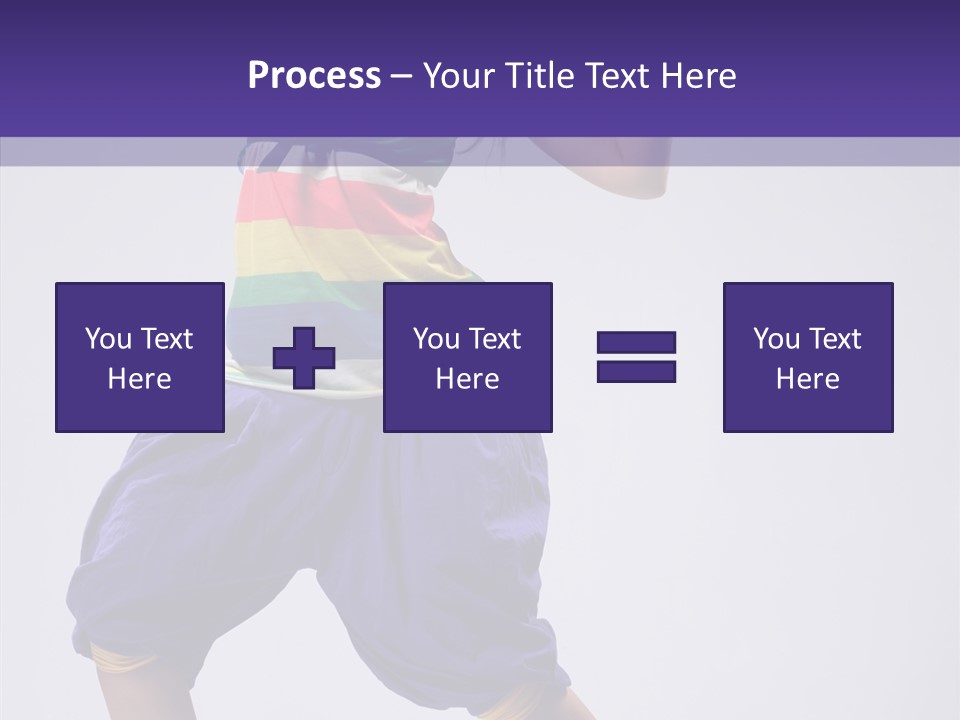 Dancing Rastafarian Clothing PowerPoint Template