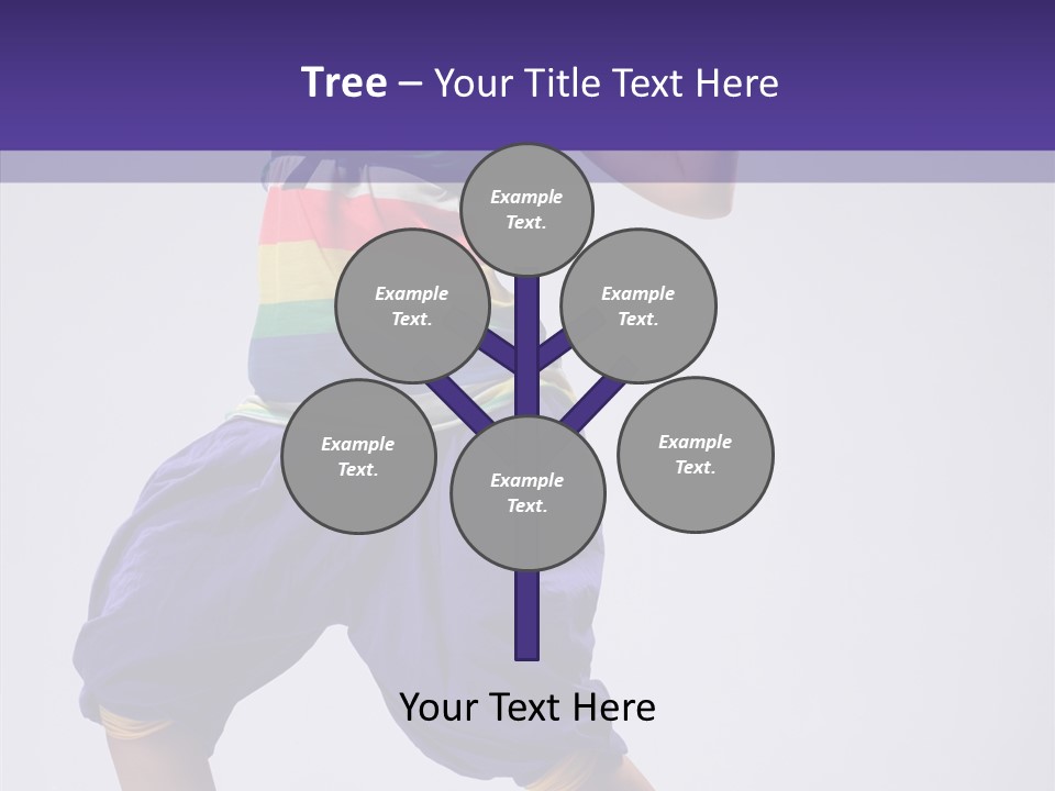 Dancing Rastafarian Clothing PowerPoint Template