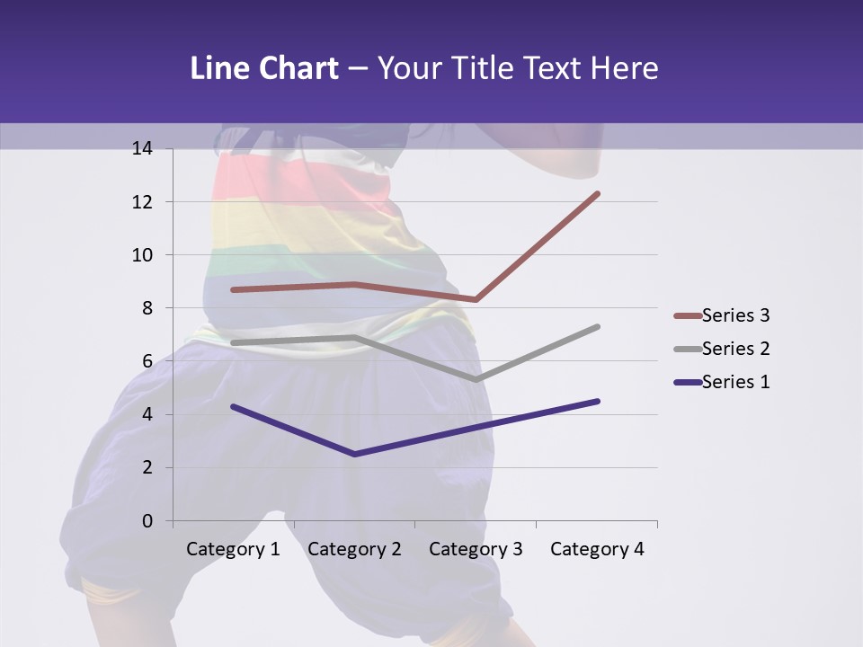 Dancing Rastafarian Clothing PowerPoint Template