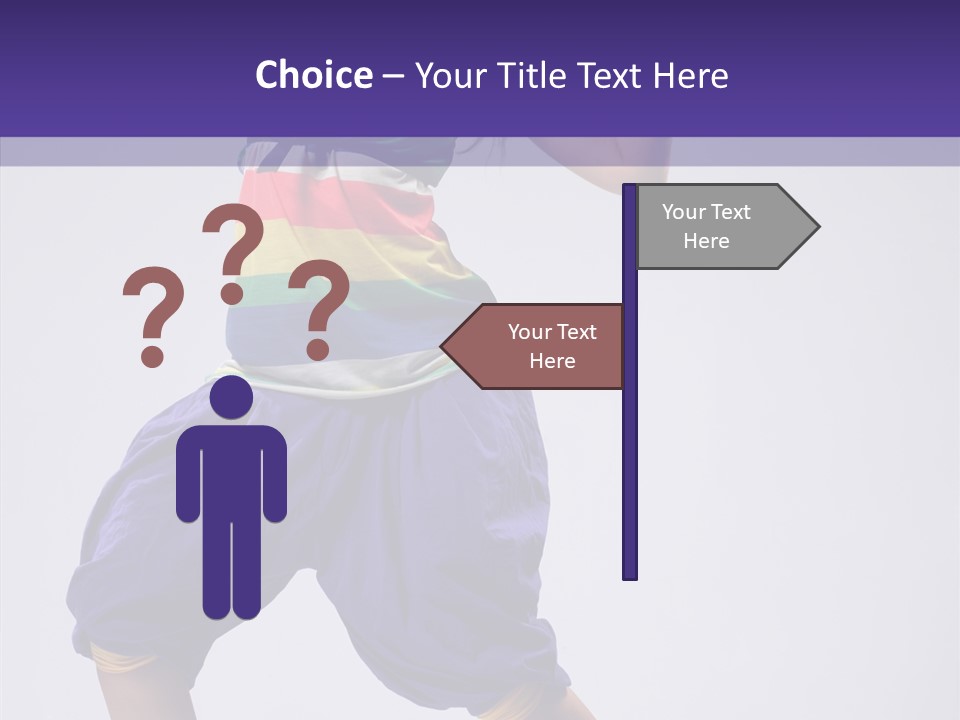 Dancing Rastafarian Clothing PowerPoint Template