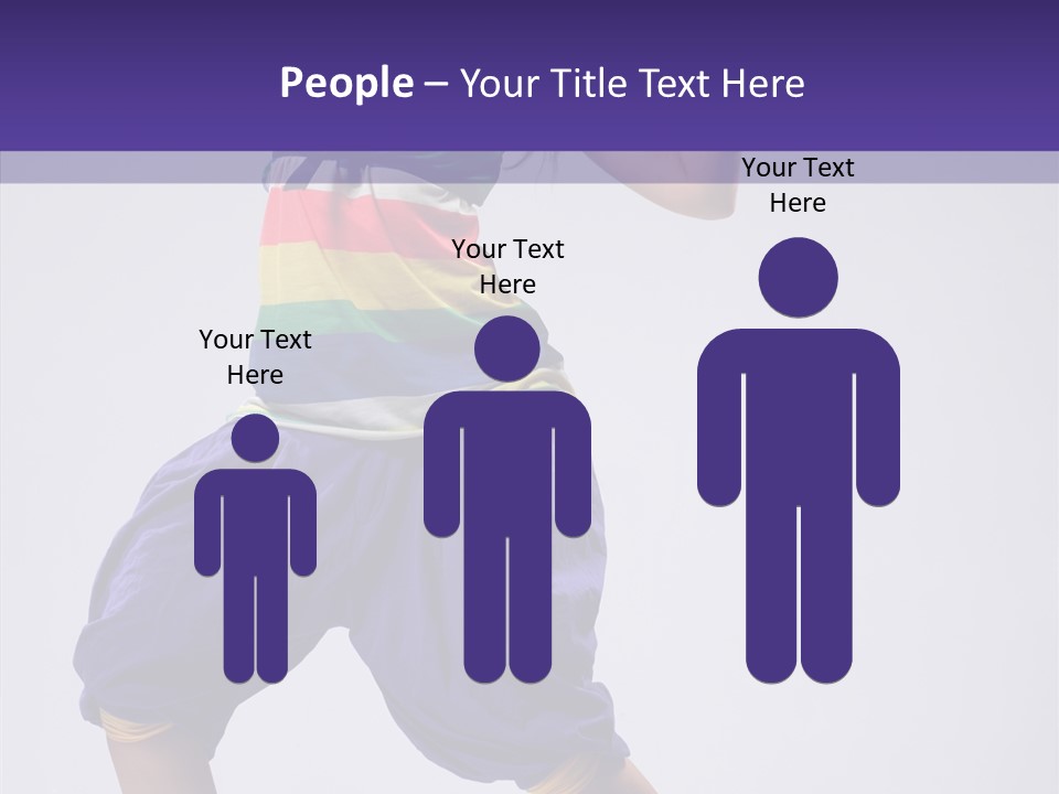 Dancing Rastafarian Clothing PowerPoint Template