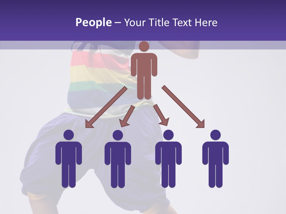 Dancing Rastafarian Clothing PowerPoint Template