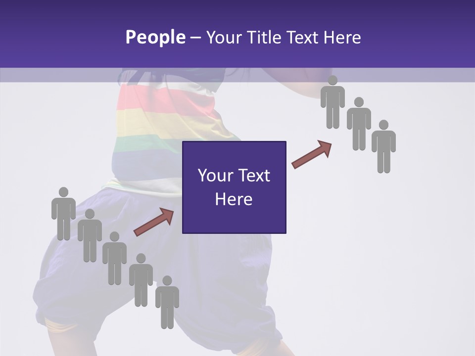 Dancing Rastafarian Clothing PowerPoint Template