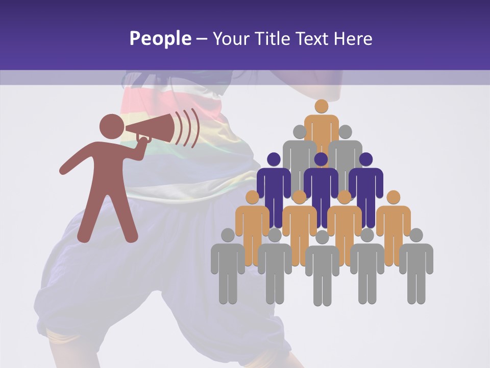 Dancing Rastafarian Clothing PowerPoint Template