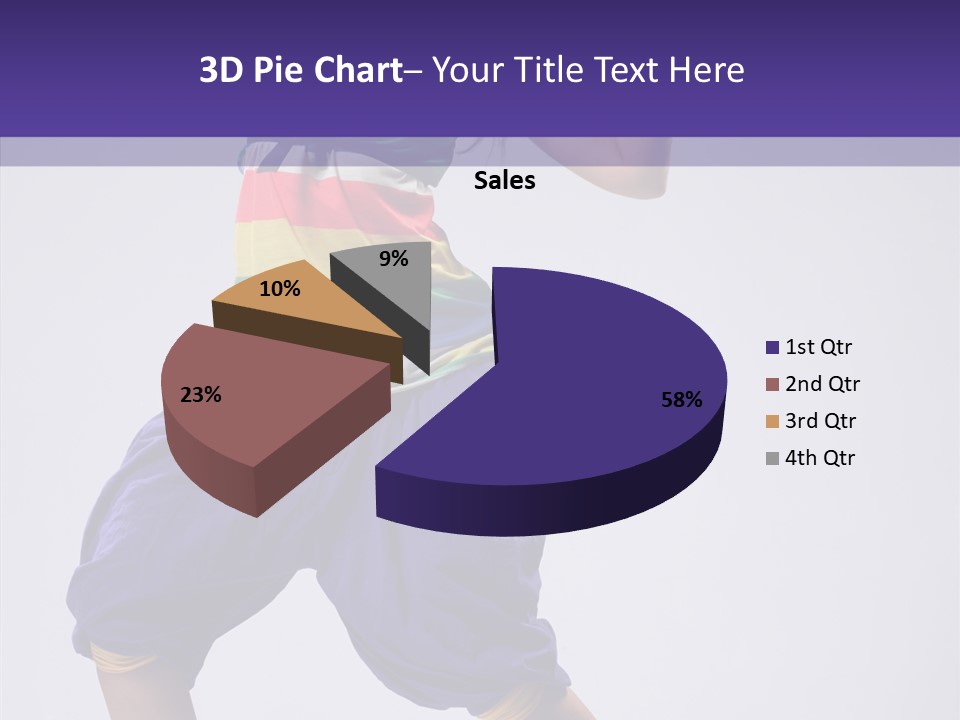 Dancing Rastafarian Clothing PowerPoint Template