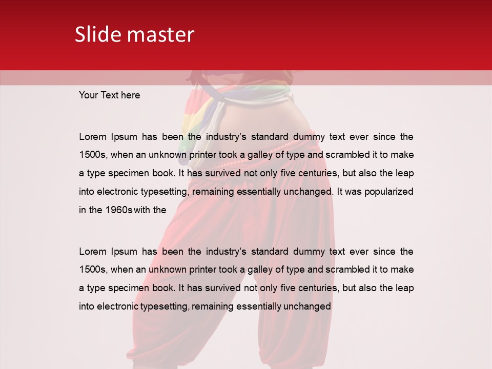 Cool Performance Ballet PowerPoint Template