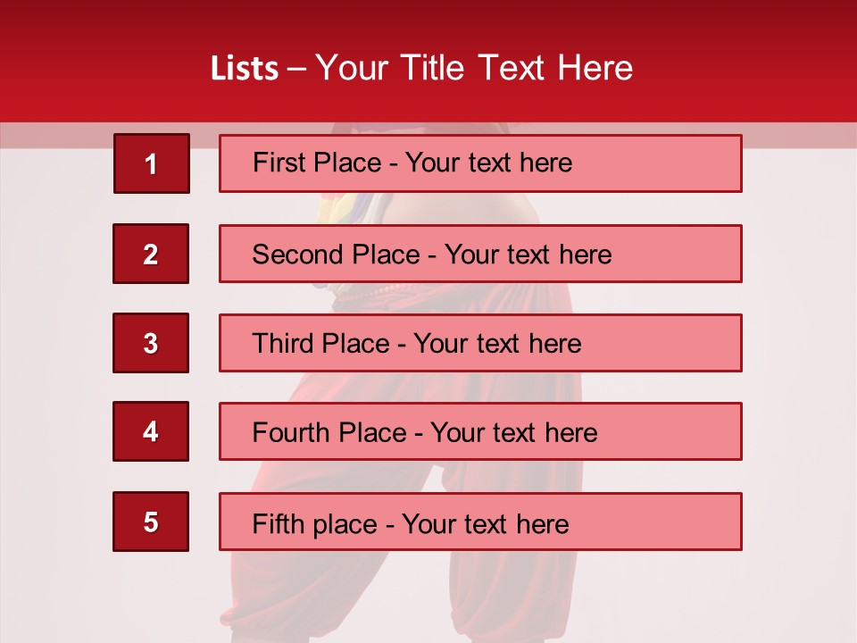 Cool Performance Ballet PowerPoint Template