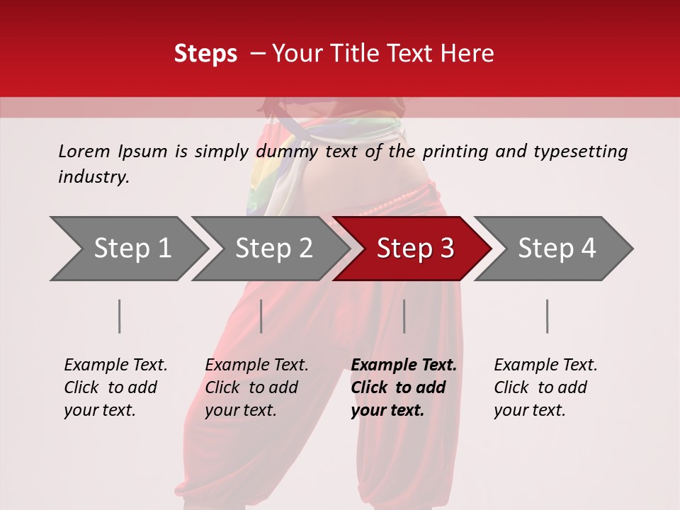 Cool Performance Ballet PowerPoint Template