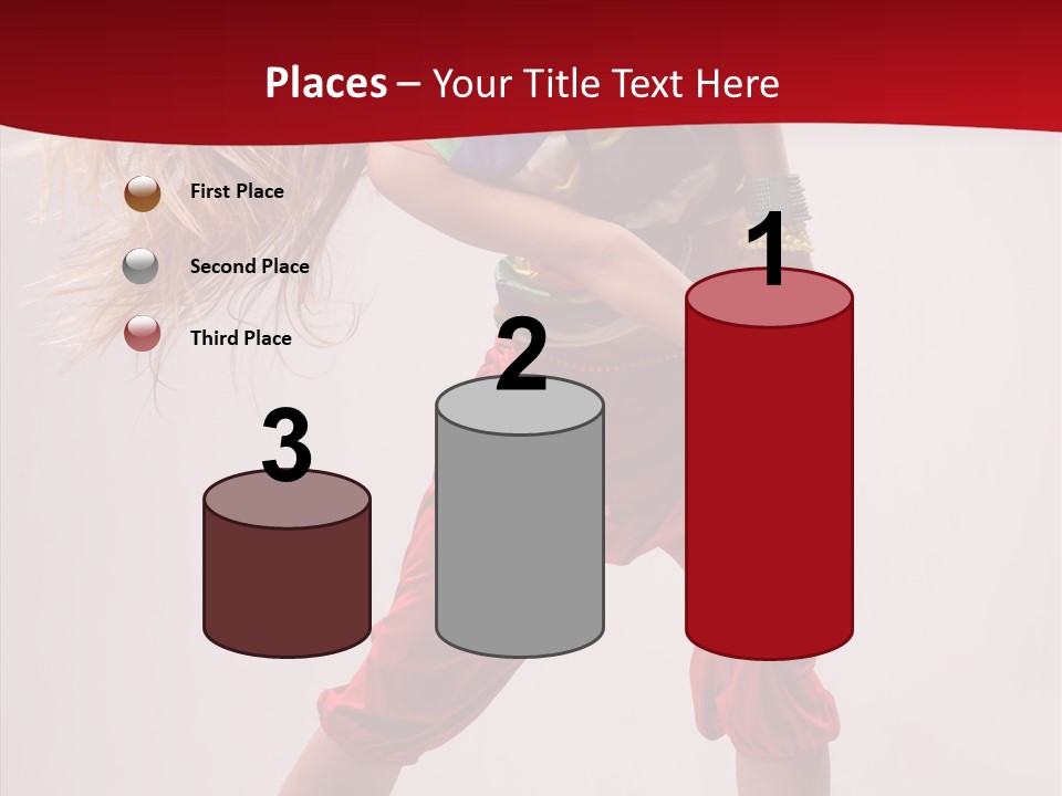 Dancing Ballet Stunt PowerPoint Template