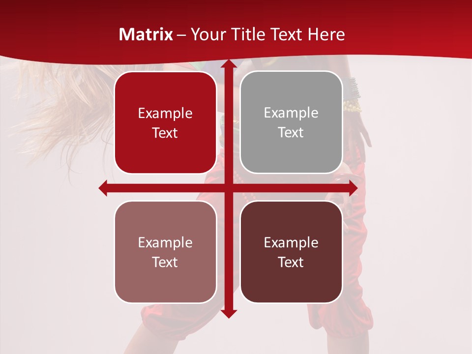 Dancing Ballet Stunt PowerPoint Template