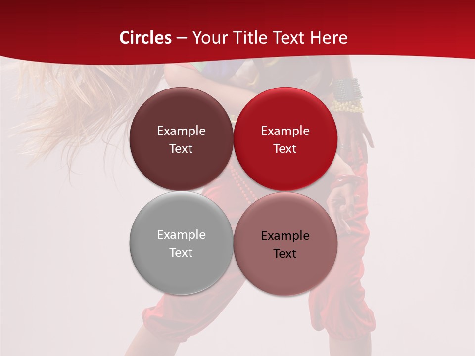 Dancing Ballet Stunt PowerPoint Template