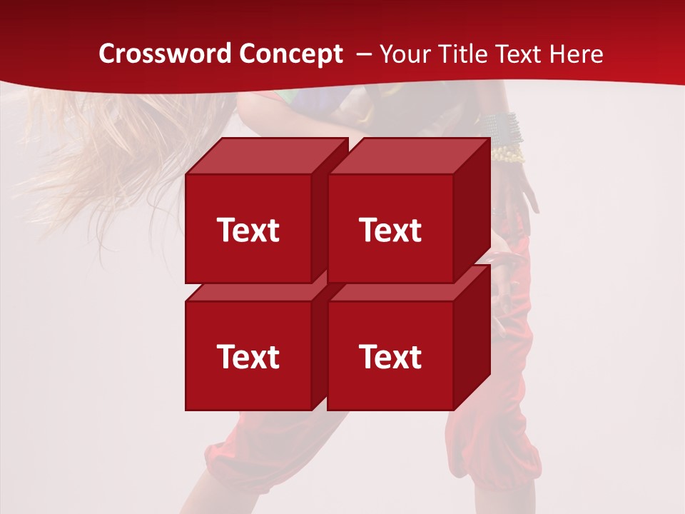 Dancing Ballet Stunt PowerPoint Template