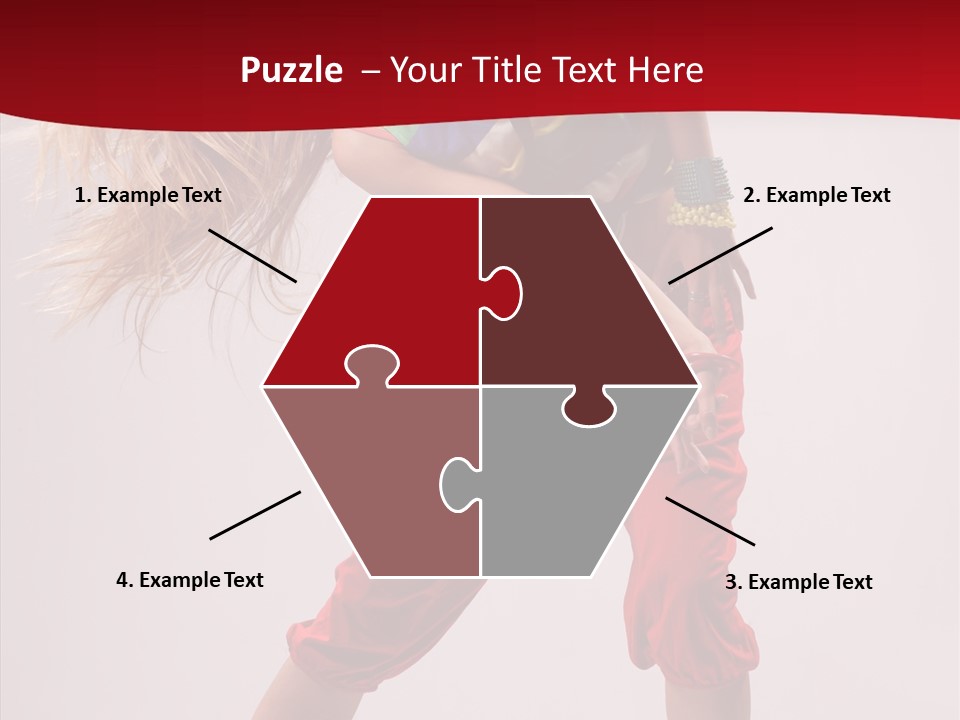 Dancing Ballet Stunt PowerPoint Template