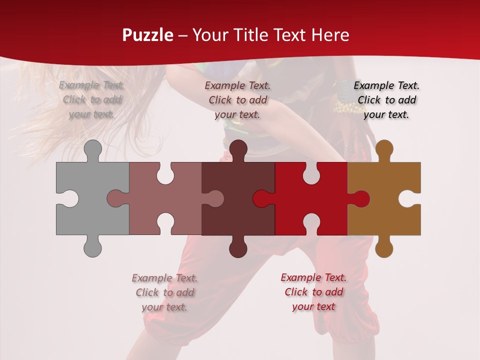 Dancing Ballet Stunt PowerPoint Template