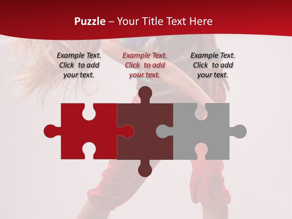 Dancing Ballet Stunt PowerPoint Template