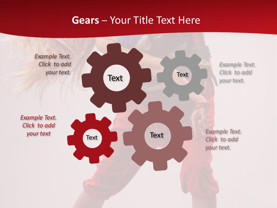 Dancing Ballet Stunt PowerPoint Template