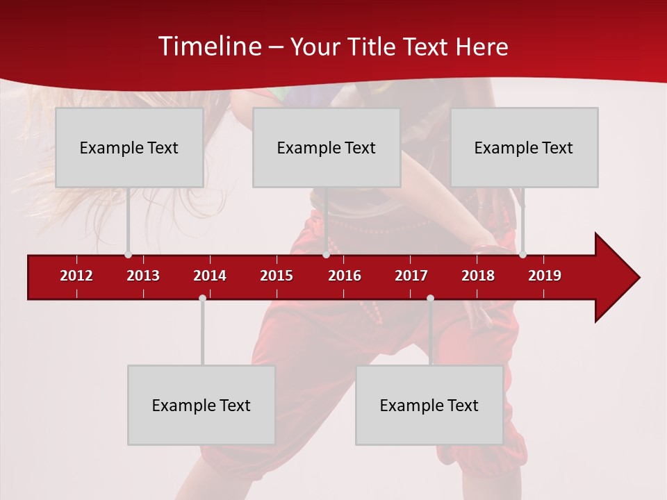 Dancing Ballet Stunt PowerPoint Template