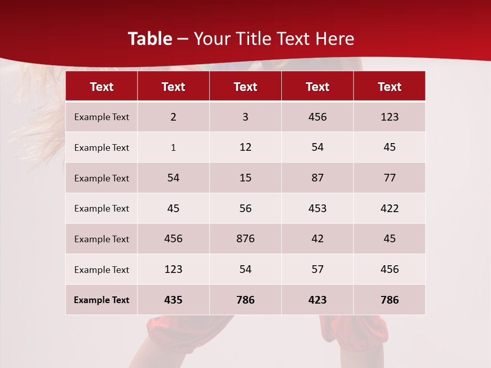 Dancing Ballet Stunt PowerPoint Template